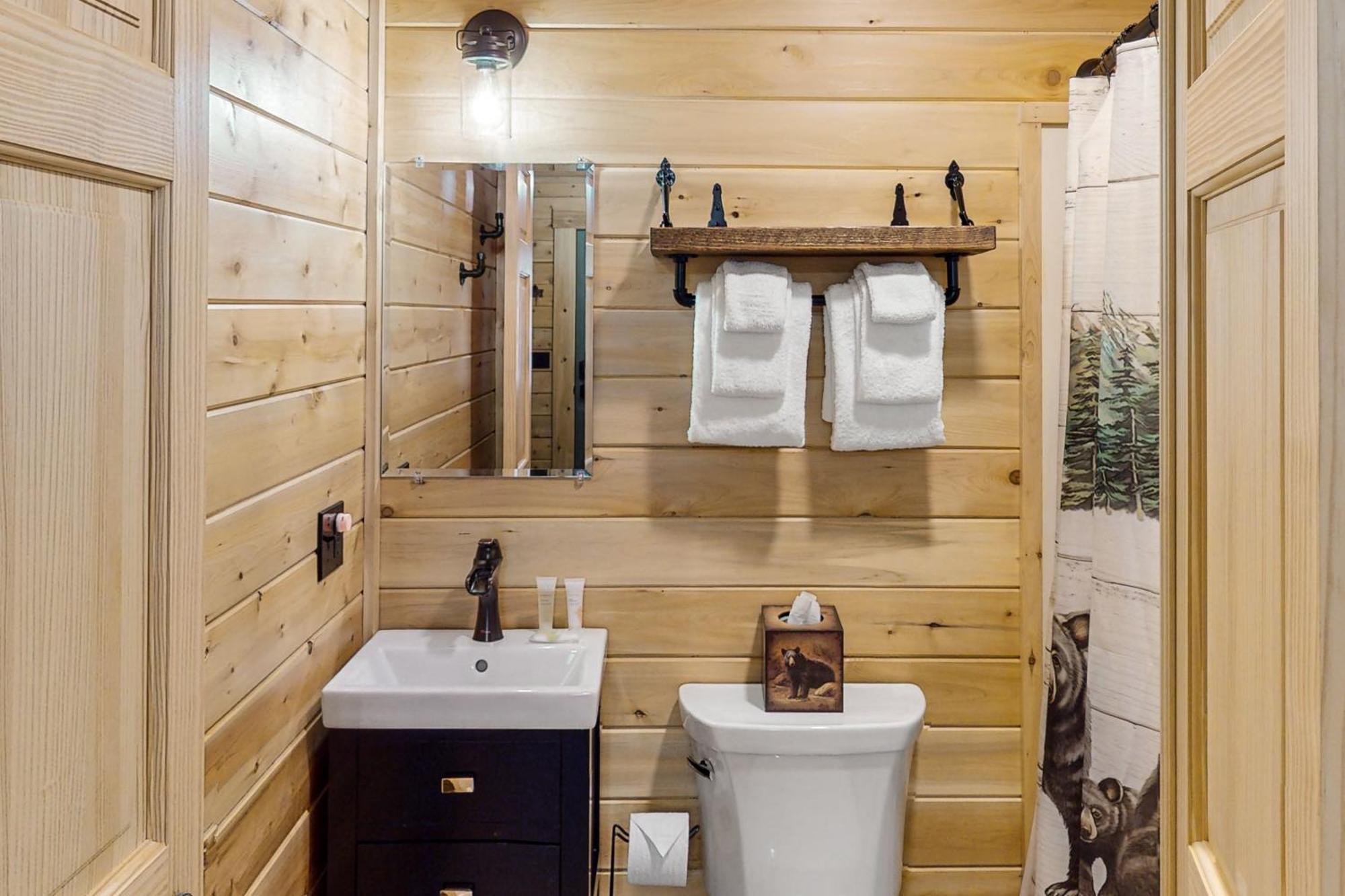 Blackbear Log Cabin Morrisville Esterno foto