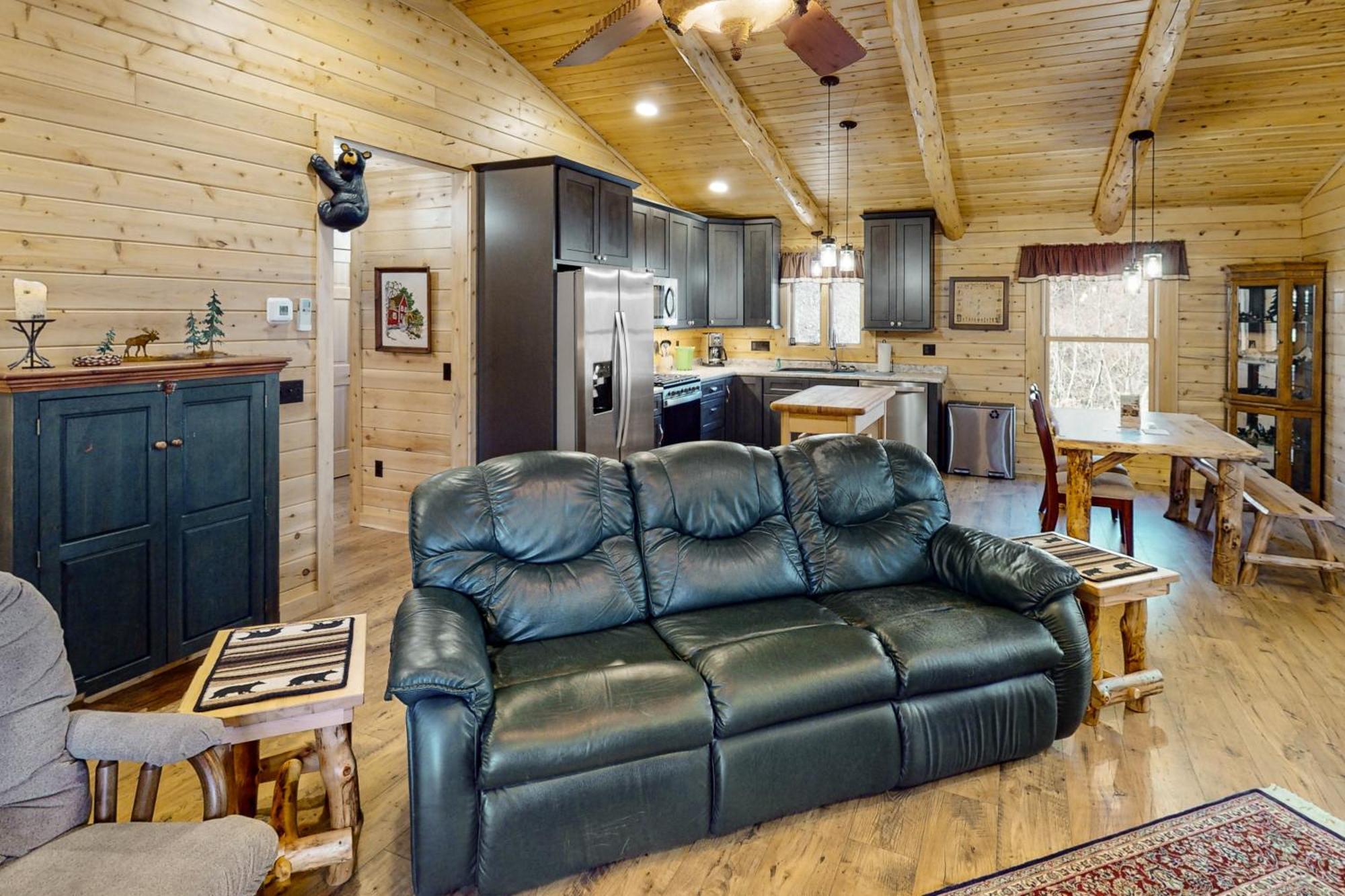 Blackbear Log Cabin Morrisville Esterno foto